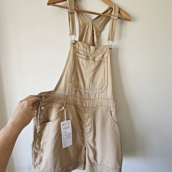 NWT Seven for all mankind the solstice khaki overalls - Picture 11 of 11